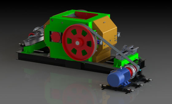 Máy làm gạch nung với máy nghiền con lăn mịn tốc độ cao để chuẩn bị nguyên liệu và cải thiện độ dẻo của gạch