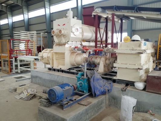 Máy làm gạch đất sét đỏ EV50A Dự án lò hầm BBT hoàn toàn tự động