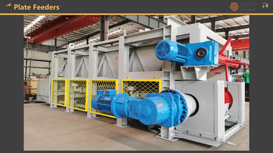 120 tấn / h Máy cấp liệu hộp tấm xích đất sét làm máy cho ăn hộp
