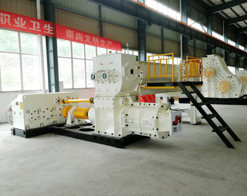 Máy đùn đất sét tự động máy đùn chân không cho gạch rắn / gạch rỗng