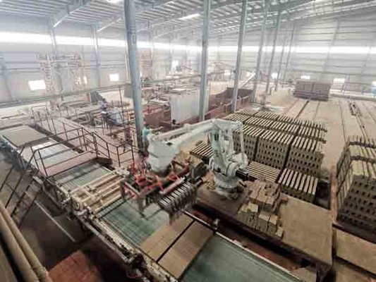 Dây chuyền sản xuất gạch đất sét nung đường hầm Máy sấy tự động