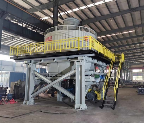 Dây chuyền sản xuất gạch Máy nghiền chảo ướt 65200kg Trọng lượng tùy chỉnh