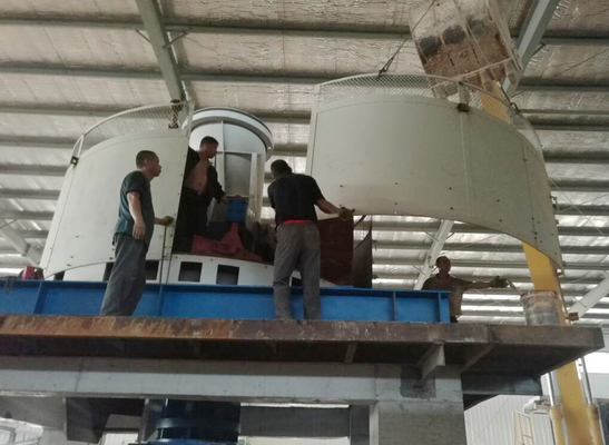 Dây chuyền sản xuất gạch Máy nghiền chảo ướt 65200kg Trọng lượng tùy chỉnh