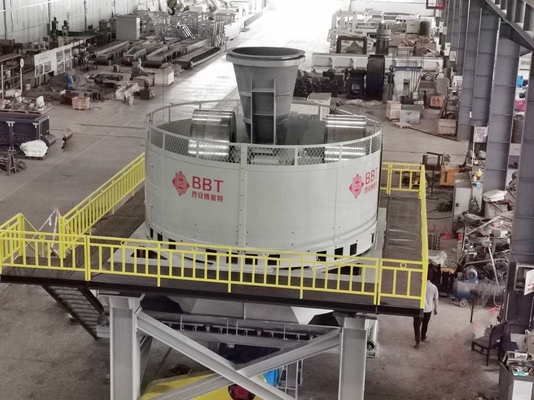 Nhà máy mài ướt tùy chỉnh Trọng lượng 65200kg cho dây chuyền sản xuất gạch đất sét