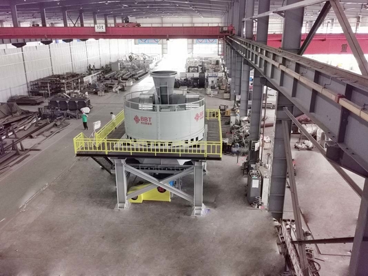 Nhà máy mài ướt tùy chỉnh Trọng lượng 65200kg cho dây chuyền sản xuất gạch đất sét