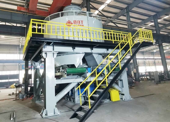 Máy nghiền chảo ướt nhỏ gọn hoàn toàn tự động cho thiết bị làm gạch