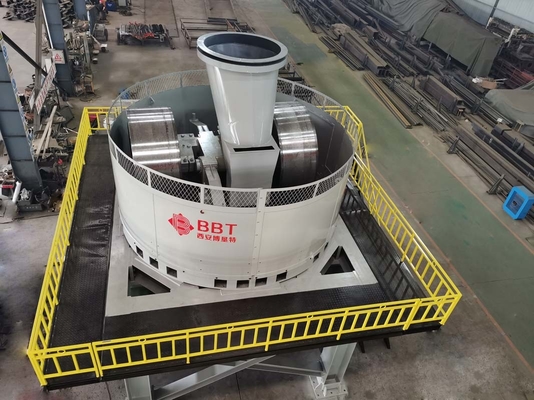Máy nghiền chảo ướt nhỏ gọn hoàn toàn tự động cho thiết bị làm gạch
