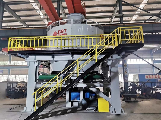 Nhà máy mài ướt tùy chỉnh Trọng lượng 65200kg cho dây chuyền sản xuất gạch đất sét