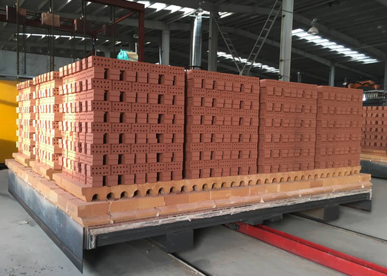 Đường hầm gạch đất sét hoàn toàn tự động Chiều rộng dự án Lò nung Loại 4,6m 4,9m 6,9m 7,2m