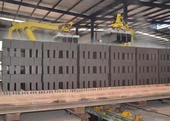 hệ thống đốt khí tự nhiên lò nung gạch rỗng