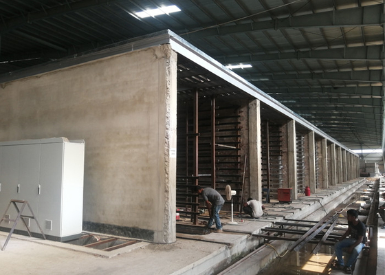 Máy sấy gạch đất sét đỏ tự động Phòng máy sấy một lớp