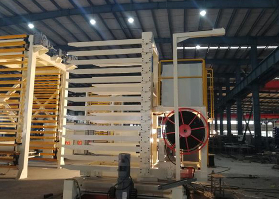 Máy sấy gạch đất sét một lớp Hệ thống xếp dỡ gạch