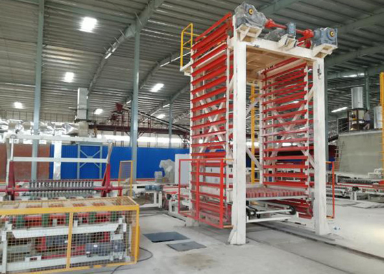 Hệ thống xếp dỡ gạch đất sét hoàn toàn tự động cho máy sấy gạch