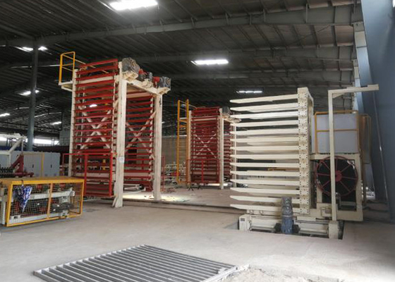 Máy sấy gạch đất sét tự động Đầu ra 100000 chiếc cho hai lần thiết lập kích hoạt