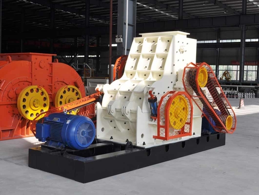 ISO9001:2008 Certified Twin Rotor Hammer Mill Crusher with 15 Years Experience and Sealing Strip for Dust Reduction