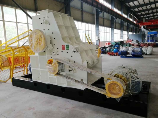 Dây chuyền sản xuất gạch đất sét thép tùy chỉnh Máy nghiền đá đôi Hammer Mill