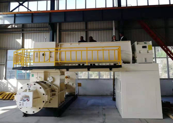 Dây chuyền sản xuất gạch đất sét rỗng Máy đùn chân không với buồng máy sấy