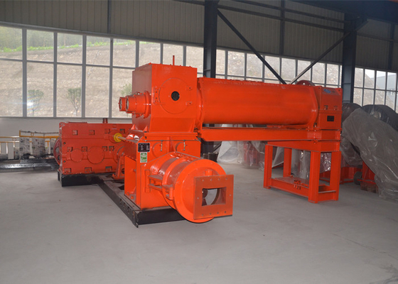 Máy đùn chân không Tự động hoàn toàn tự động Máy làm gạch đất sét nung bùn xanh đỏ