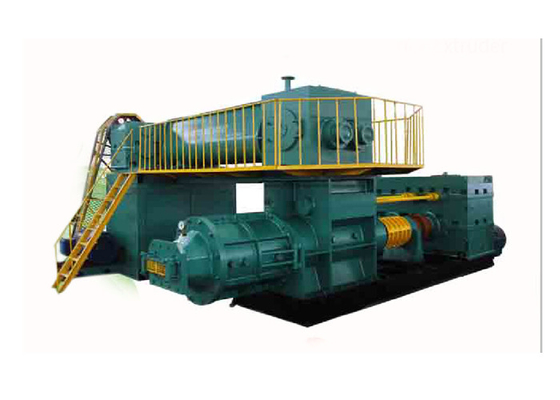 Máy làm gạch đất sét đỏ tự động Máy ép chân không cho sản xuất công suất cao