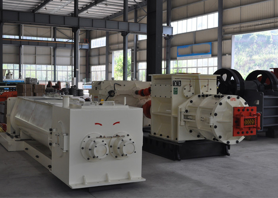 Máy làm gạch khối rỗng hoàn toàn tự động Máy đùn chân không