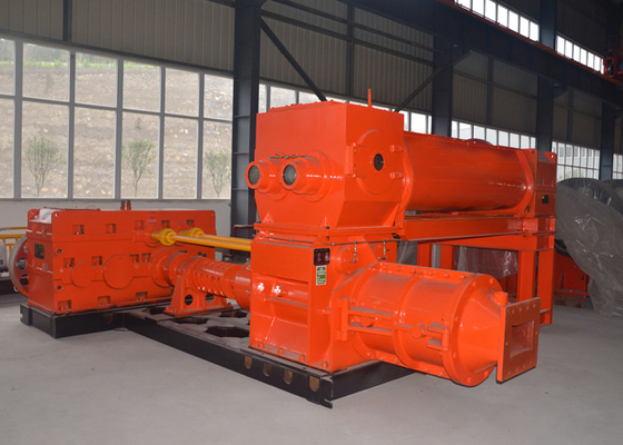 Máy ép thủy lực EV Máy làm gạch tự động Máy đùn chân không