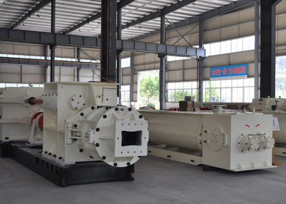 Máy làm gạch tự động bằng tro bay Máy ép đùn đất sét chân không