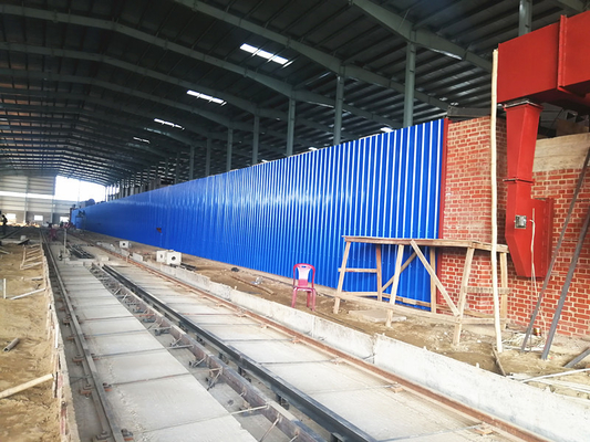 Lò hầm tự động cho quy trình nung gạch trong dây chuyền sản xuất gạch đất sét