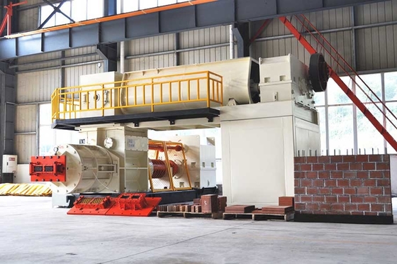Máy đùn chân không lớn Máy đùn gạch đất sét Đúc thép cacbon