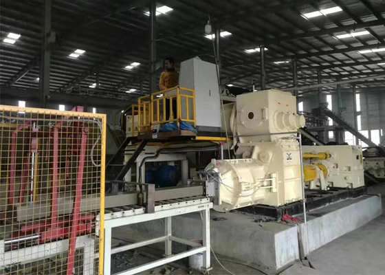Máy gạch chân không hoàn toàn tự động Thiết bị khối rỗng Thép không gỉ 304
