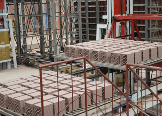 Máy sản xuất gạch tự động màu đỏ rỗng đặc, Máy đùn chân không 4.0Mpa