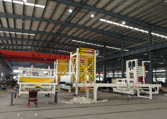 Gạch đất sét Hệ thống xếp dỡ dạng tấm máy sấy gạch tuynel và lò nung tuynel