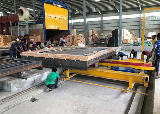 Máy đẩy thủy lực nhà máy lò gạch đất sét thiết bị phụ trợ lò nung đường hầm