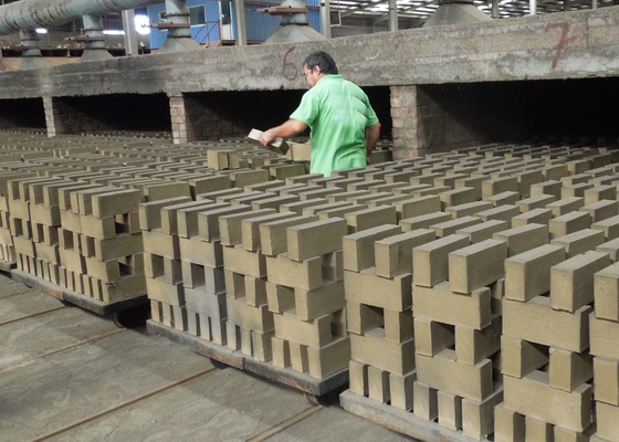 Máy sấy gạch đất sét rắn bán tự động Máy sấy khô Xe đẩy chống mài mòn