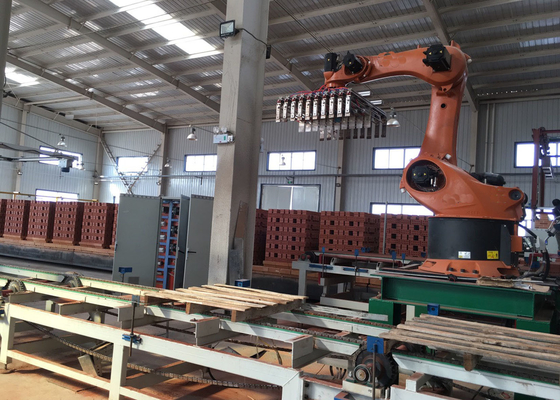 robot xếp gạch đất sét tự động thiết lập máy móc cho dây chuyền sản xuất gạch đất sét
