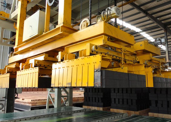 Máy xếp gạch đất sét hoàn toàn tự động cho khối rỗng công suất khác nhau