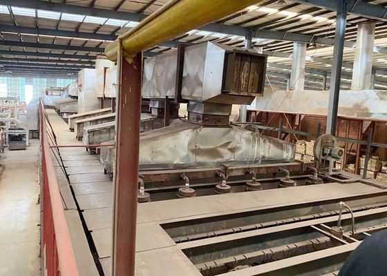 Đường dây sản xuất tự động cho việc làm khối rỗng đất sét với máy sấy đường hầm và công suất lớn 800 tấn / ngày