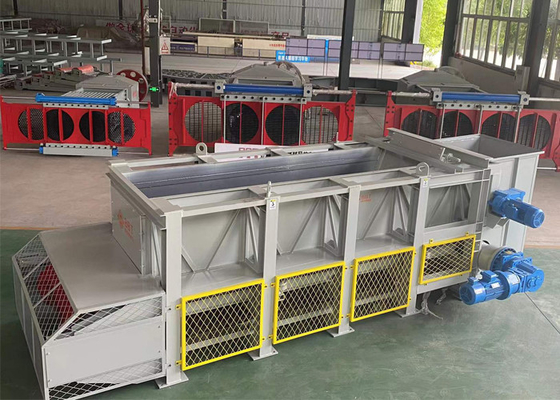 Hộp làm gạch đất sét Thiết bị cho ăn Loại thép tấm