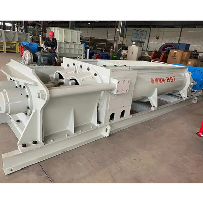 Gạch đất sét Nguyên liệu thô Máy trộn trục đôi Lò nung đường hầm 75kw