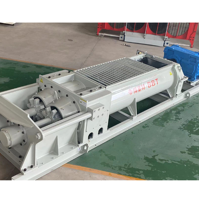 Gạch đất sét Nguyên liệu thô Máy trộn trục đôi Lò nung đường hầm 75kw