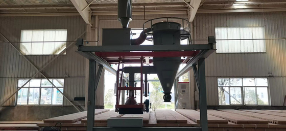 Dây chuyền sản xuất gạch đất sét SS Máy hút bụi tự động để làm sạch xe lò