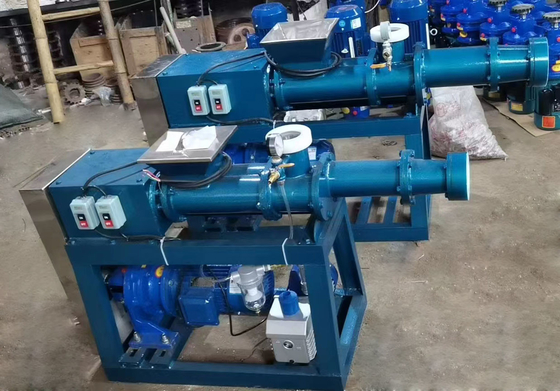 Máy đùn chân không gạch đất sét Pug Mill cho phòng thí nghiệm