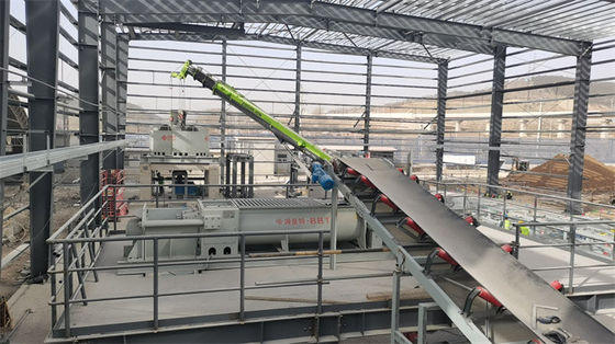 Đường dây sản xuất gạch đất sét tự động Máy xay nồi ướt với trọng lượng cuộn bên trong 8500kg