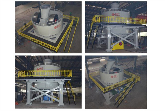 Đồ gạch đất sét ẩm ướt Pan Mill ẩm ướt xay bánh máy cho việc làm gạch
