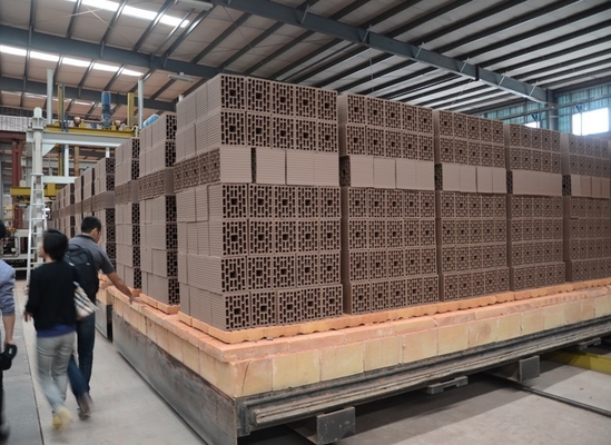 Vật liệu đất sét Hệ thống đốt khí tự nhiên cho đường hầm khối gạch