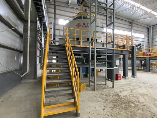 Chuẩn bị nguyên liệu ướt Pan Mill tại nhà máy sản xuất bentonite