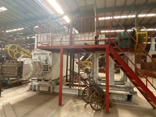 Hollow tự động gạch gạch gốm máy gạch bùn máy làm gạch chân không Extruder gốm máy làm gạch