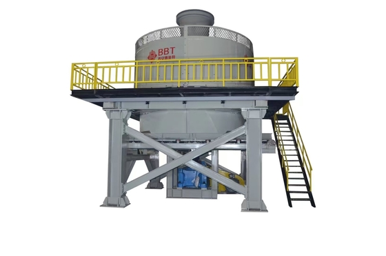 5300 * 4600 * 6500 mm ướt Pan Mill đất sét Đồ gạch làm dây máy