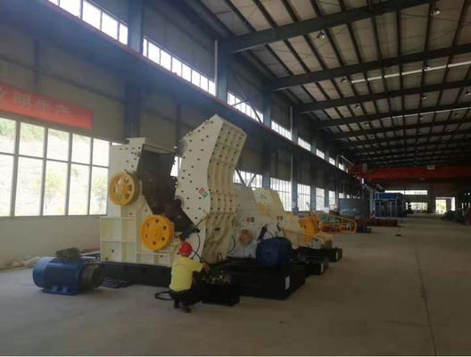 Tiết kiệm năng lượng tự động 90-120 t / h Máy nghiền búa hai xoắn ốc cho các yêu cầu nghiền