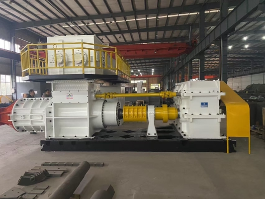 Máy ép chân không cho gạch đất sét Thiết bị tạo gạch Quá trình tạo gạch khối rỗng rắn