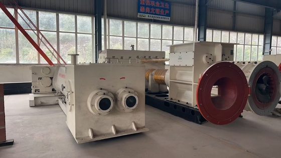Máy làm gạch khối gạch đất sét ép chân không với thiết bị gạch dự án lò đường hầm